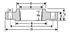 Threaded flanges