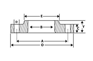 Lap joint flanges